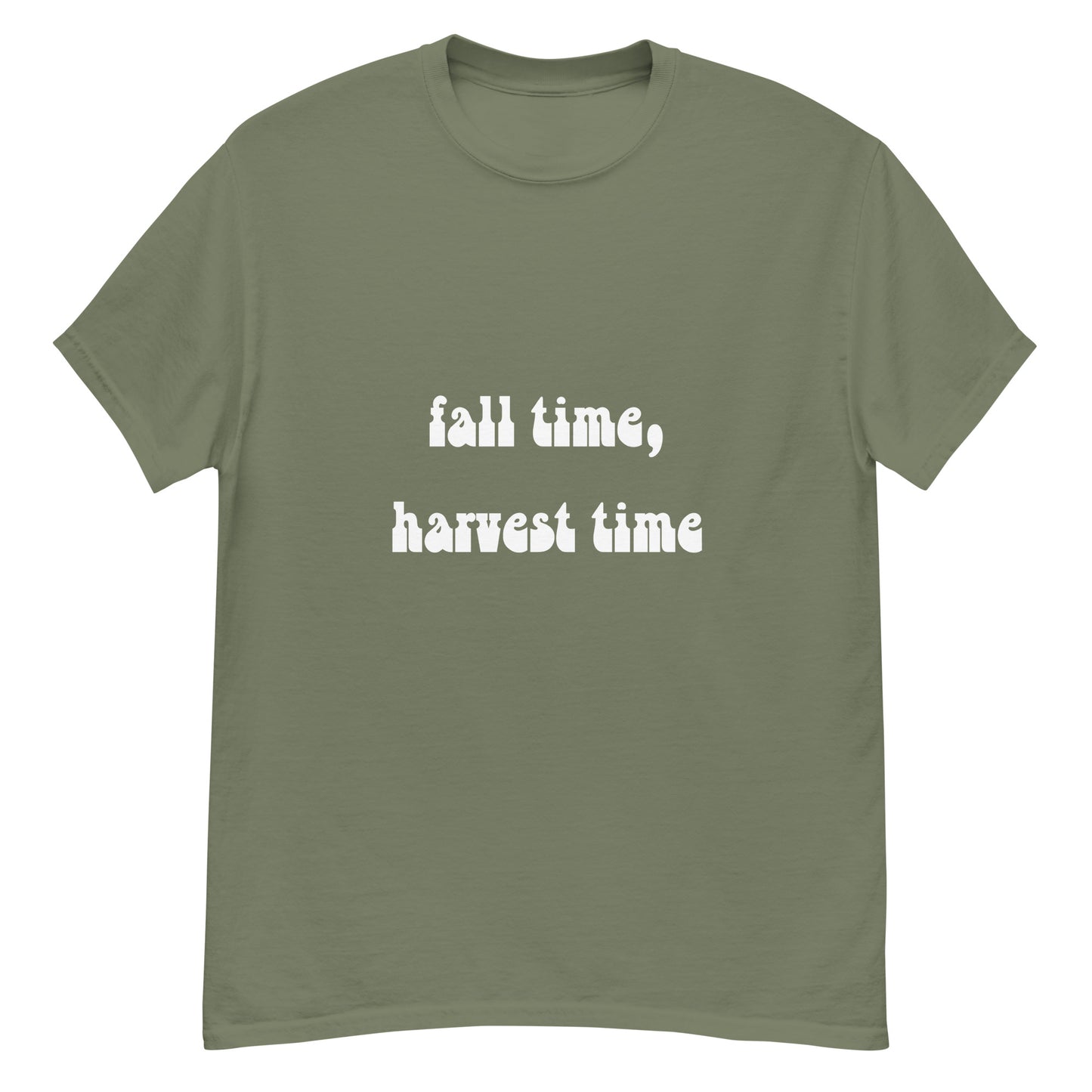 Fall Time, Harvest Time - Classic Tee, fall, unisex