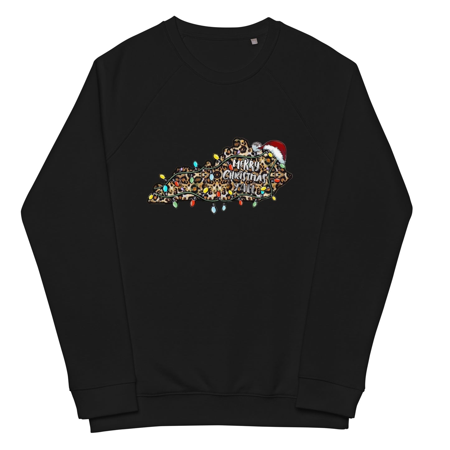 Merry Christmas Y'all Raglan Sweatshirt