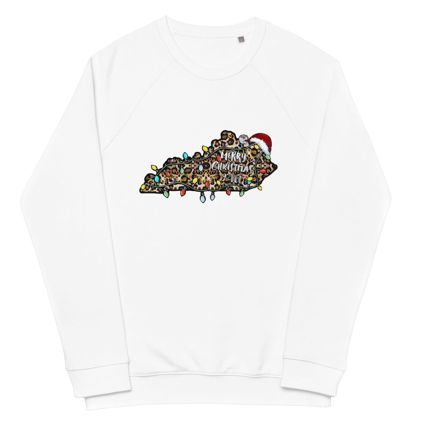 Merry Christmas Y'all Raglan Sweatshirt