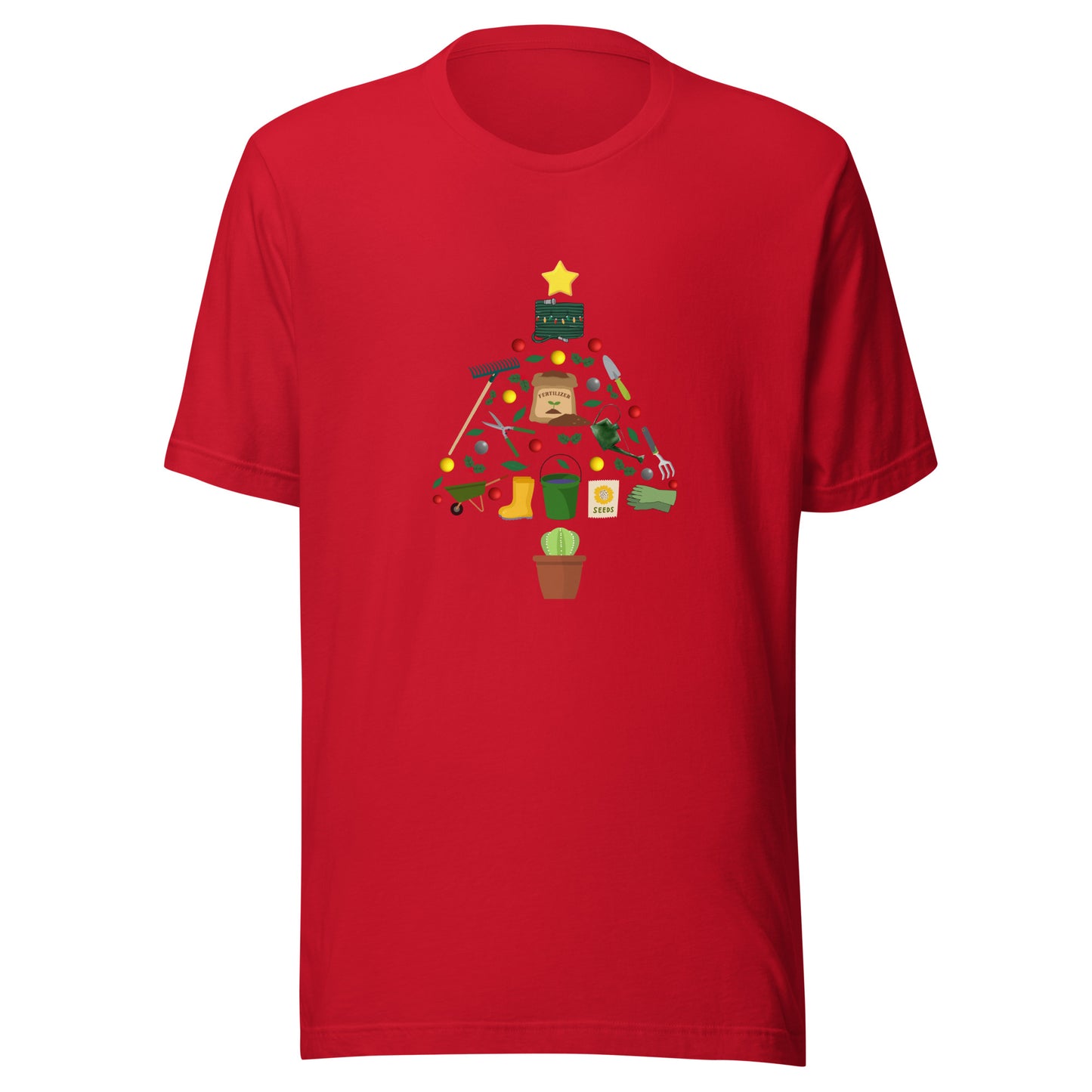 Gardening Tree Unisex t-shirt