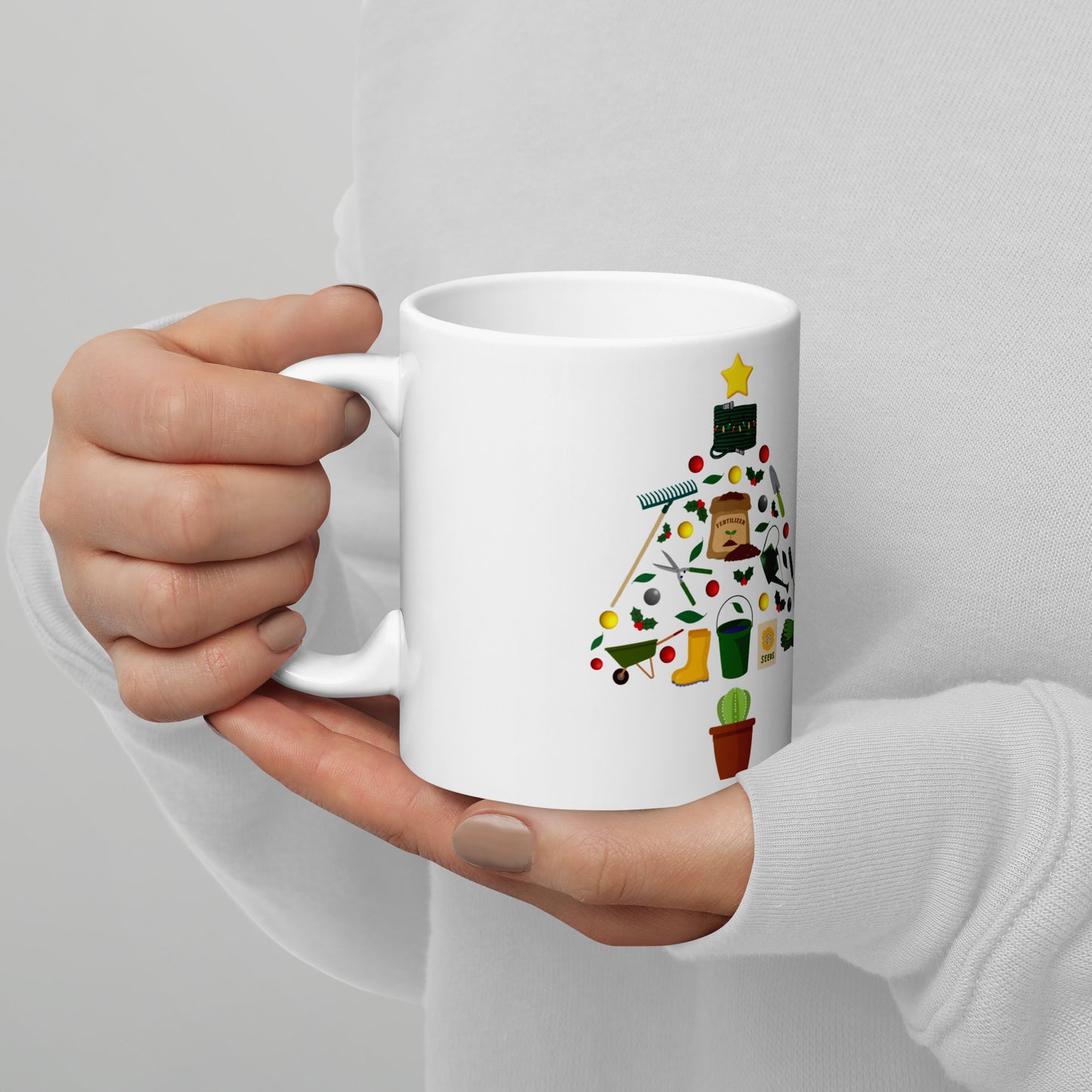 Christmas White glossy mug