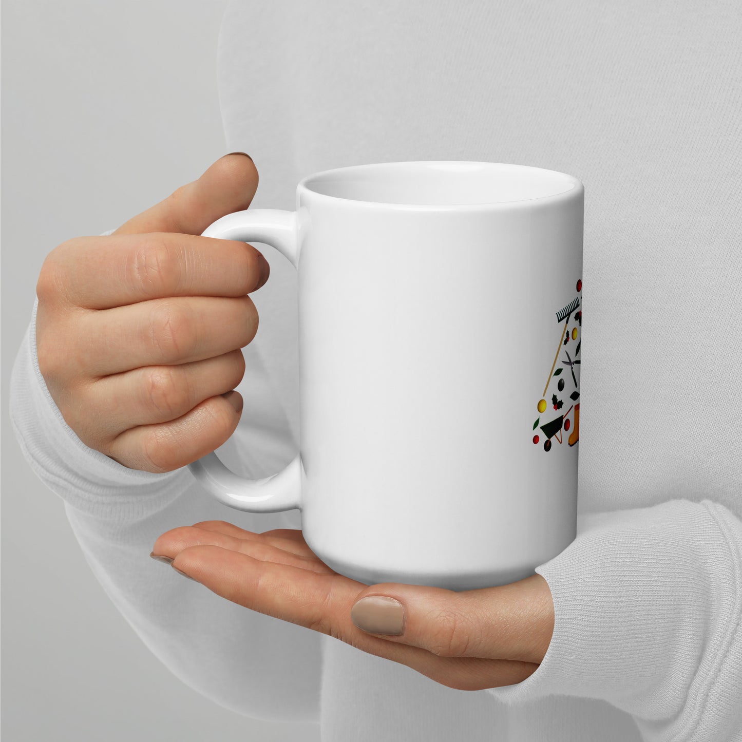 Christmas White glossy mug