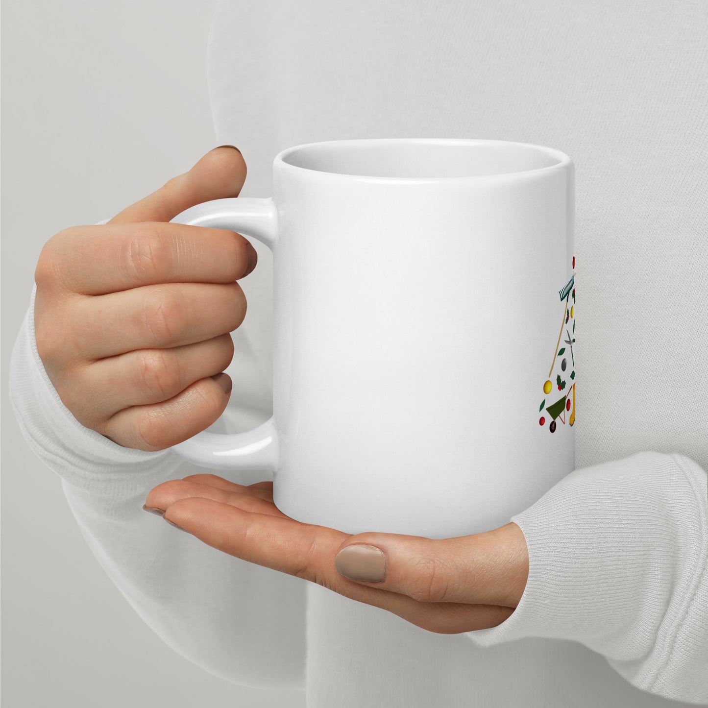 Christmas White glossy mug