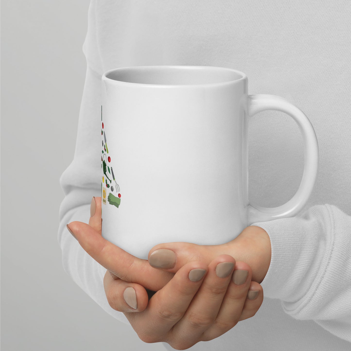 Christmas White glossy mug