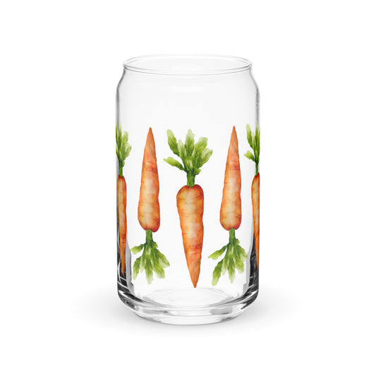 Carrots Can-Shaped Glass