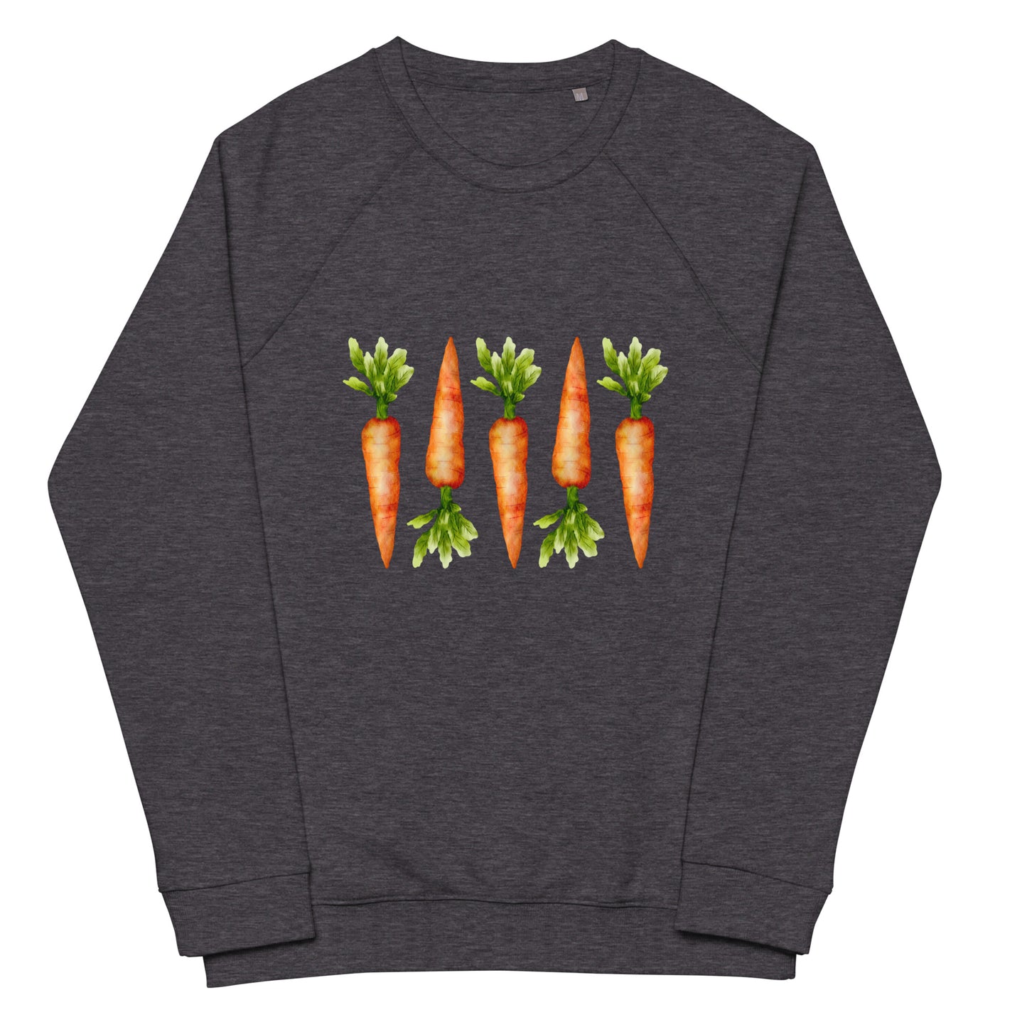 Carrots Unisex Raglan Crewneck Sweatshirt