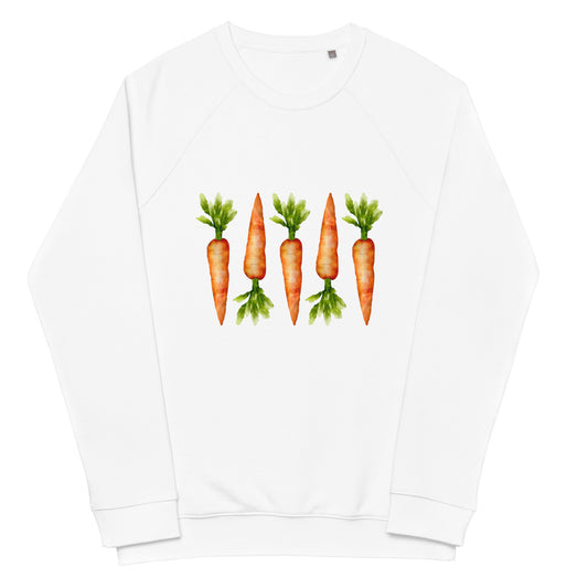 Carrots Unisex Raglan Crewneck Sweatshirt