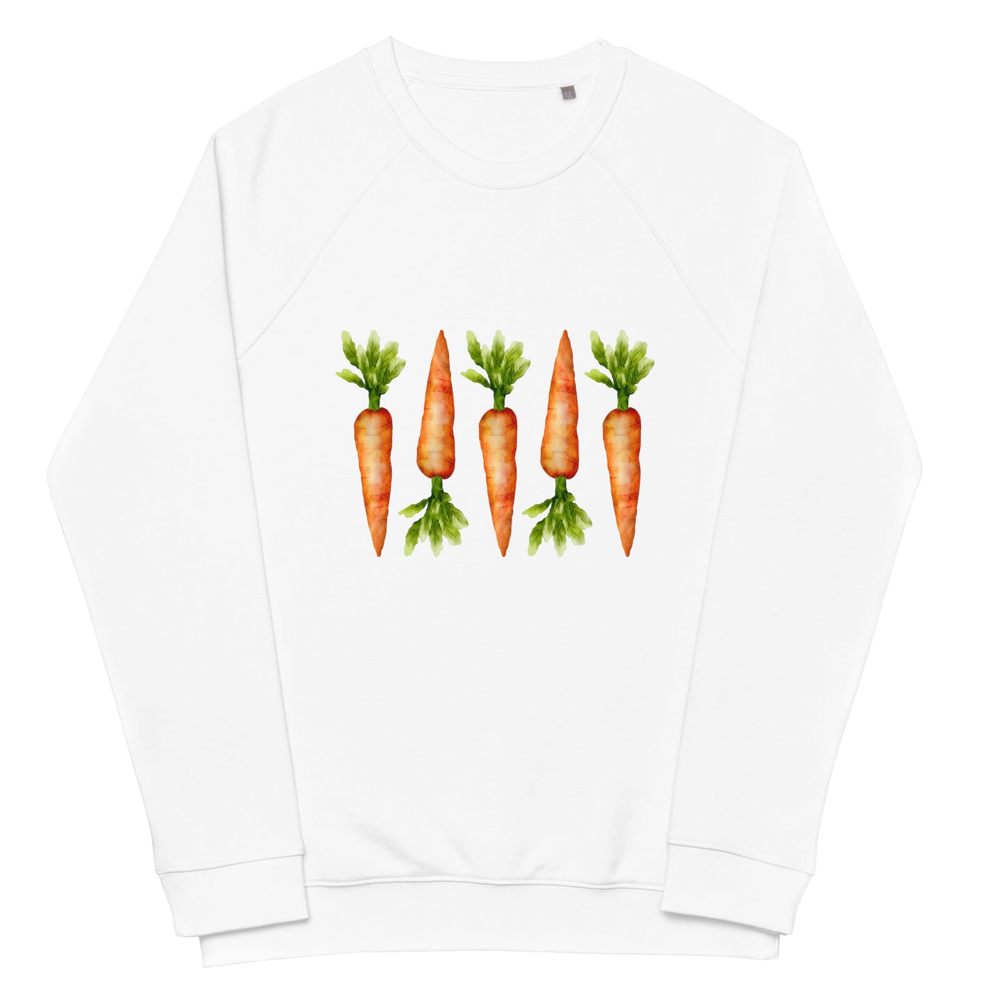 Carrots Unisex Raglan Crewneck Sweatshirt