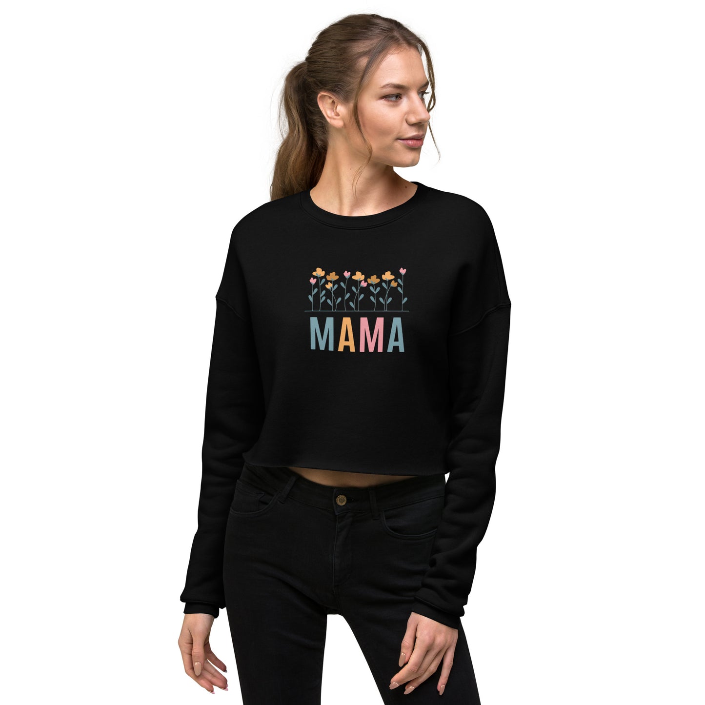 Mama Crop Sweatshirt