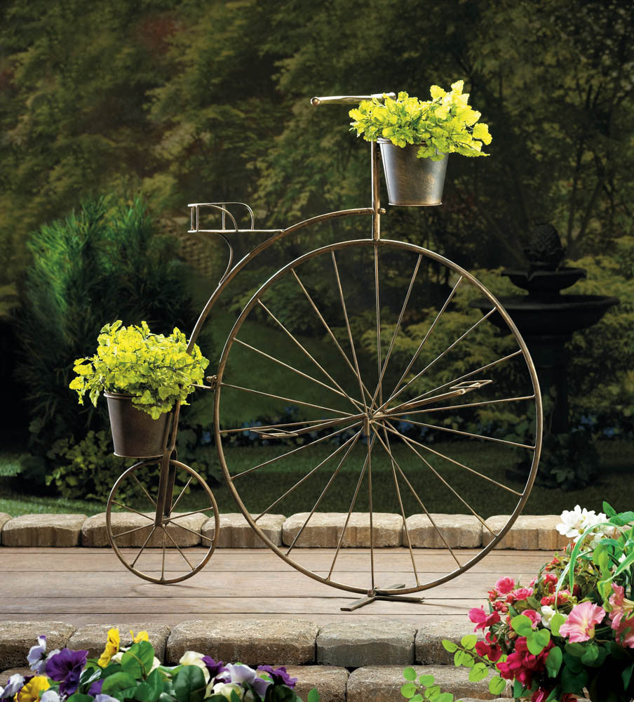 Vintage-Style Bicycle Plant Stand-1