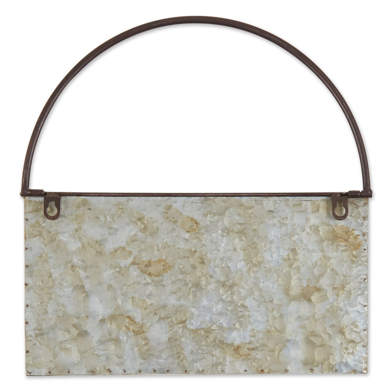 Rectangle Galvanized Metal Wall Planter-4