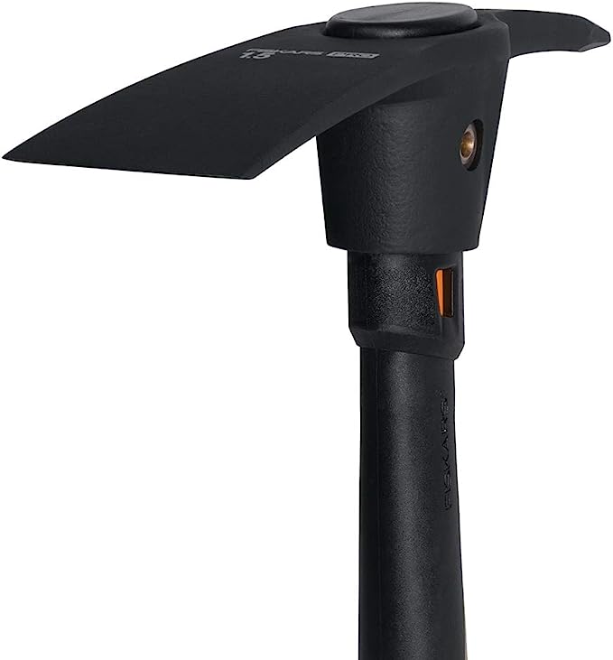 Fiskars 751220-1001 Pro IsoCore Pick/Mattock, 1.5 lb, Orange/Black