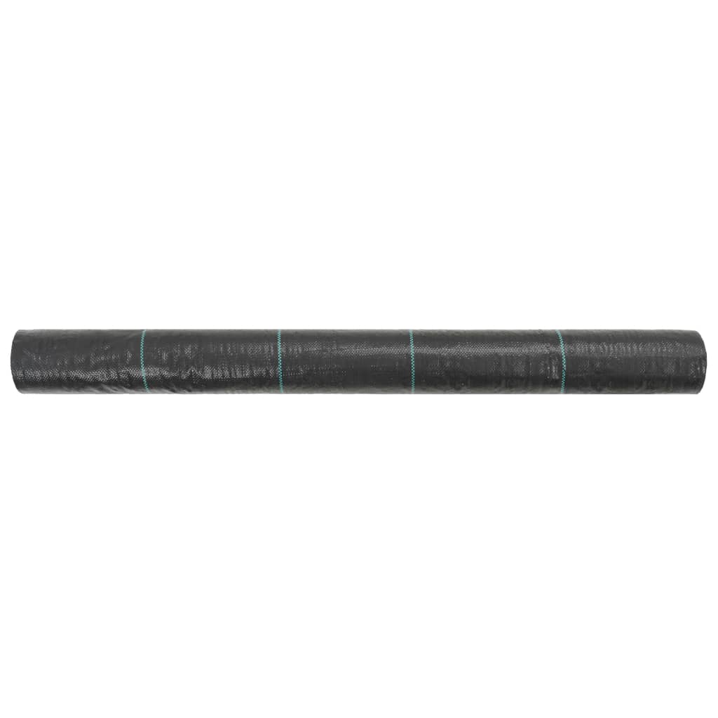 vidaXL Weed & Root Control Mat PP Black Barrier Membrane Fabric Multi Sizes-3