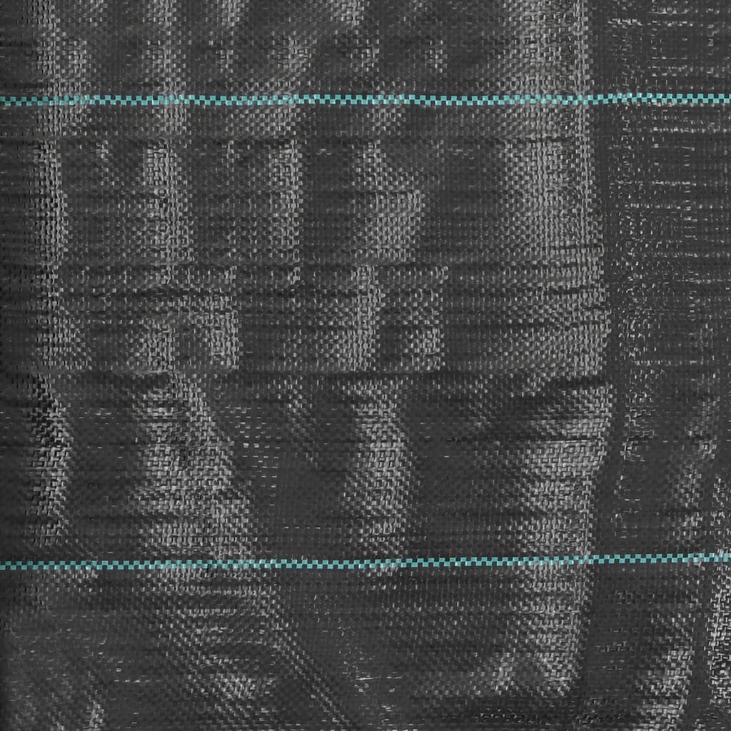 vidaXL Weed & Root Control Mat PP Black Barrier Membrane Fabric Multi Sizes-5