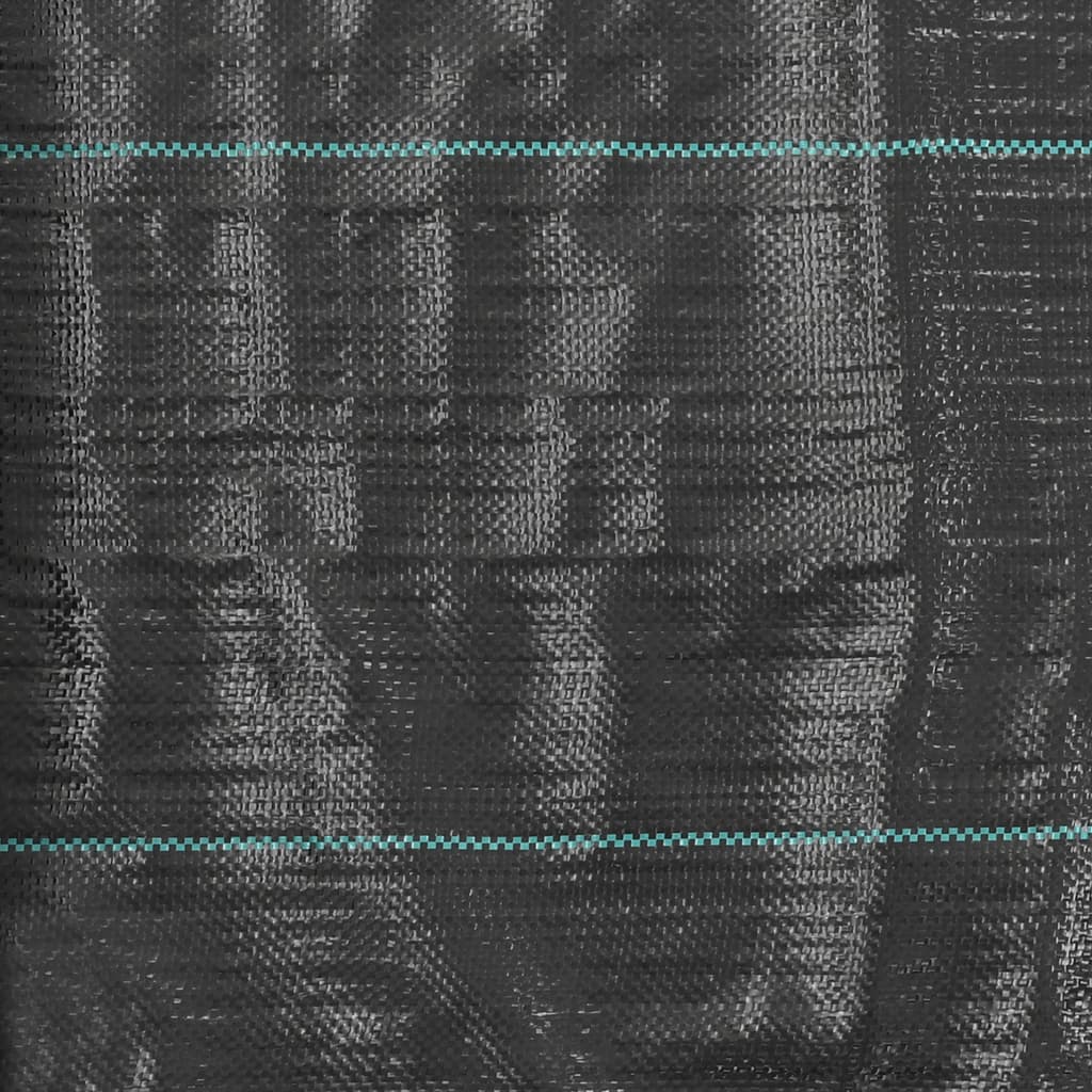 vidaXL Weed & Root Control Mat PP Black Barrier Membrane Fabric Multi Sizes-13