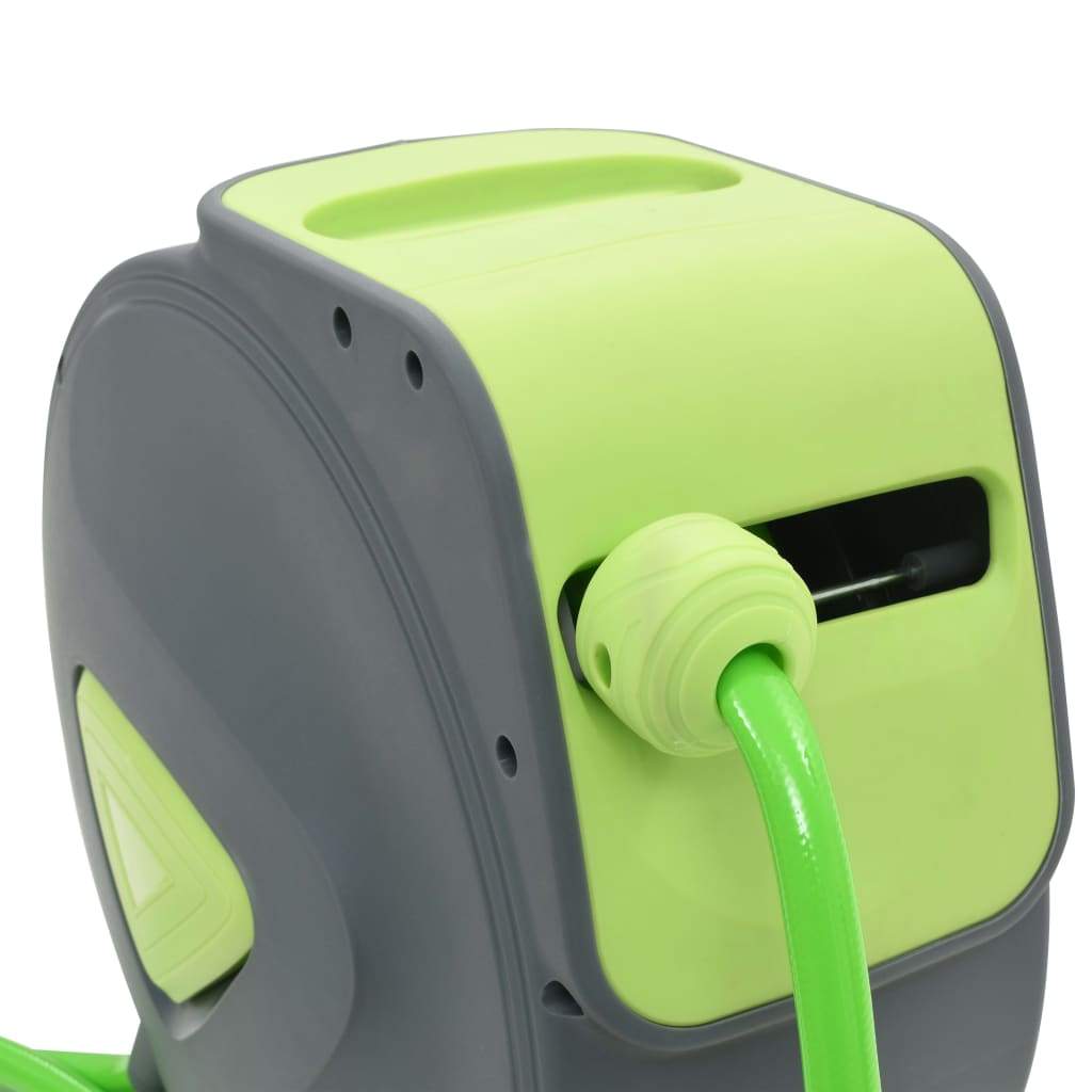 vidaXL Automatic Retractable Water Hose Reel Wall Mounted 32.8'/65.6'/98.4'-9