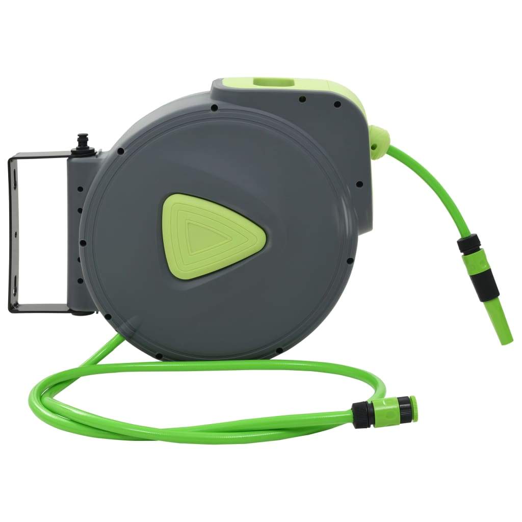 vidaXL Automatic Retractable Water Hose Reel Wall Mounted 32.8'/65.6'/98.4'-13
