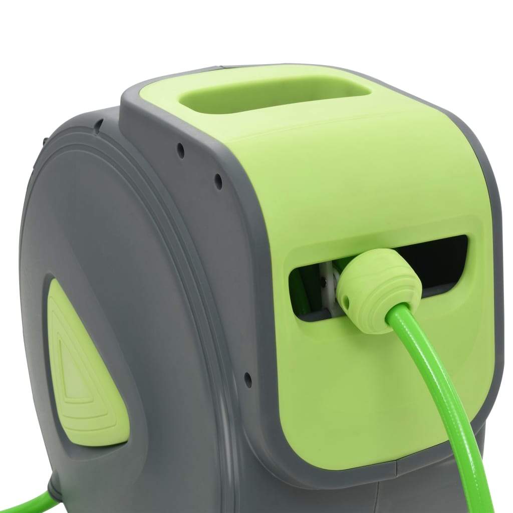 vidaXL Automatic Retractable Water Hose Reel Wall Mounted 32.8'/65.6'/98.4'-15