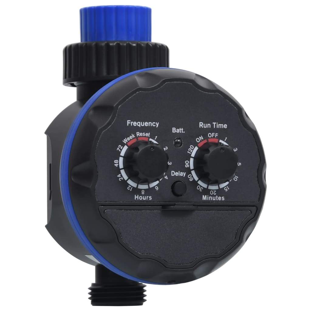 vidaXL Single Outlet Water Timer with Ball Valves-0