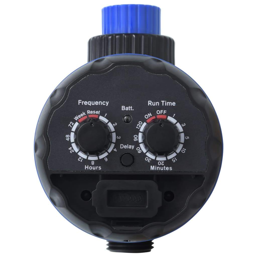 vidaXL Single Outlet Water Timer with Ball Valves-1