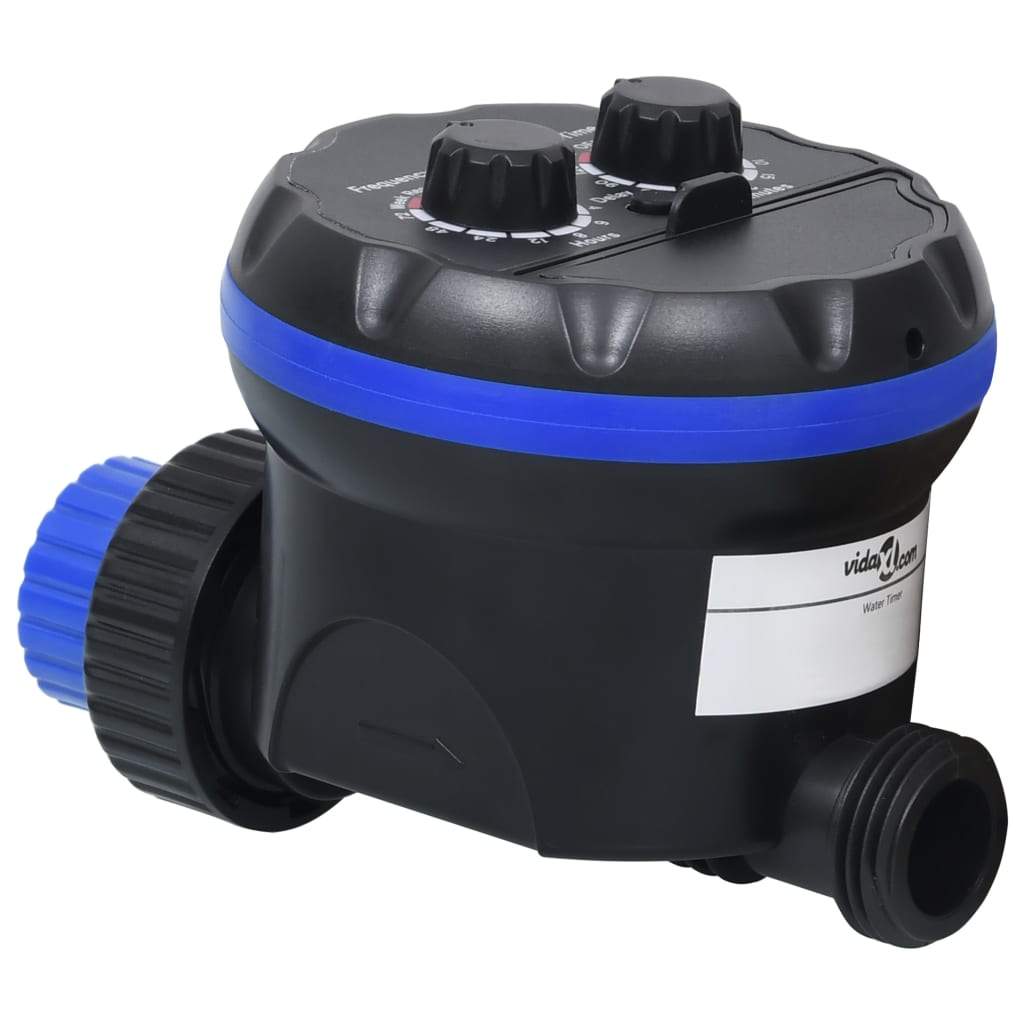 vidaXL Single Outlet Water Timer with Ball Valves-3