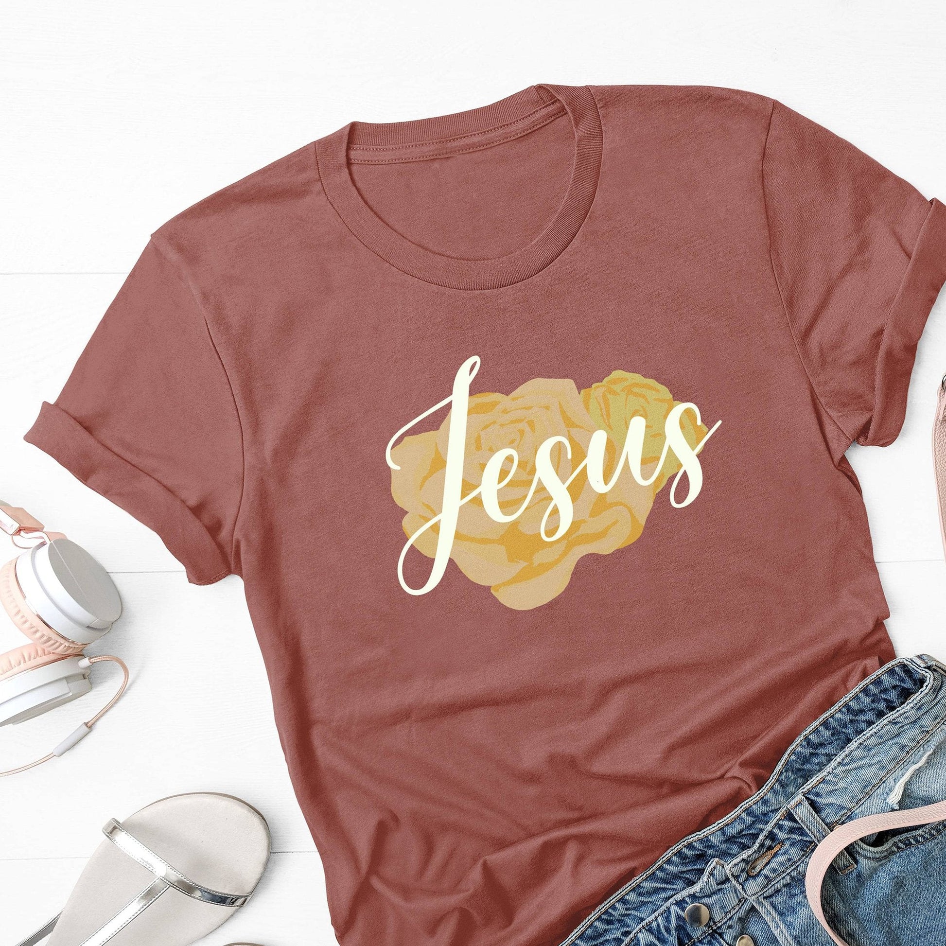 Jesus, Christian Unisex T-Shirts, Tee, Custom Shirt, Custom T-Shirt, Personalized T-Shirt-1