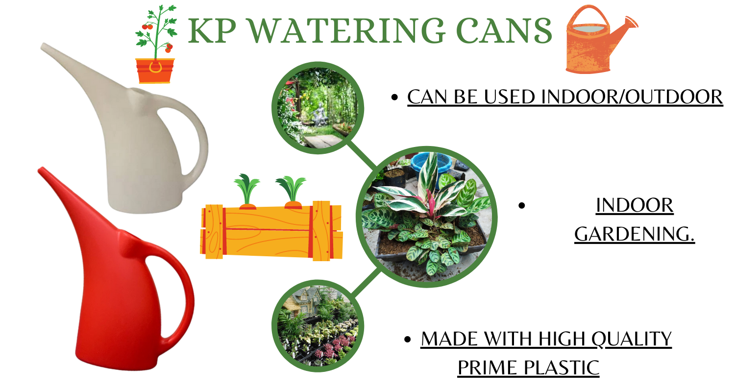 Kool Products 1/2 Gallon Plant Watering Can Indoor Watering Pot-7